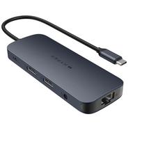 Hyper | Drive Next 11 Port USB-C Hub | HD4006GL | Ethernet LAN (RJ-45) ports: 1 | HDMI ports: 2 x 4K 60Hz