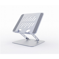Gembird | Foldable Notebook Riser Stand | NBS-D1-04 | Fits up to 11-15.6" laptops | Notebook Stand | Space Grey