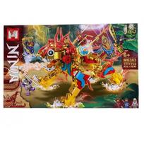 Ninjago konstruktorius - Kinų drakonas puola! 494 + detalių.