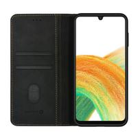 „Evelatus“ „Samsung Galaxy A33“ dėklas, juodas, su odine rankena
