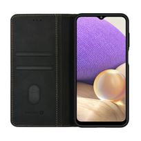 „Evelatus“ „Samsung Galaxy A32“ dėklas, juodas, su odine rankena