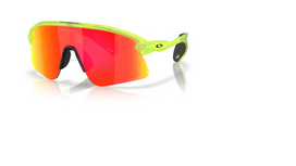 OAKLEY akiniai Stunt Devil S matt uranium yellow su Prizm Ruby