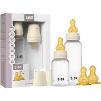 BIBS Anti-Colic Baby Bottle Set buteliukas nuo pilvo dieglių su guminiu žinduku Ivory