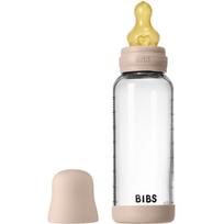 BIBS Baby Glass Bottle Round Latex buteliukas nuo pilvo dieglių Blush 1 vnt.