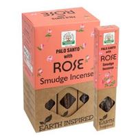 Namaste India Earth Inspired Palo Santo with Rose smilkalai x 12