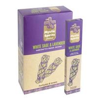 Hari Darshan Mystic Spirits White Sage & Lavender smilkalai x 12