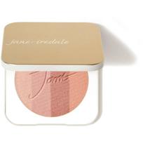 jane iredale PureBronze Shimmer Bronzer & Refillable Compact bronzantas ir auksinis dėklas, atspalvis: Peaches & Cream