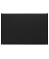 Kreidinė magnetinė lenta 2X3, 100x200 cm, aliuminio rėmas, juoda