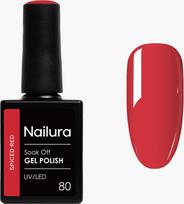 Nailura - Gel Polish 80 - Spiced Red - 10 ml