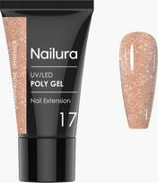 Nailura - Poly Gel 17 - Champagne Shimmer - 30 ml