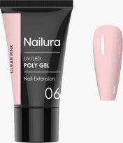 Nailura - Poly Gel 6 - Clear Pink - 30 ml