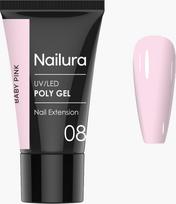 Nailura - Poly Gel 8 - Baby Pink - 30 ml