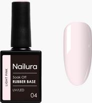 Nailura - Rubber Base 4 - Light Pink - 10 ml