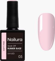 Nailura - Rubber Base 5 - Soft Pink - 10 ml