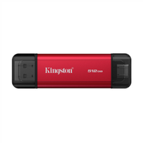KINGSTON 512GB Dual USB-A/C Portable SSD Up to 1050MB/s USB 3.2 Gen 2