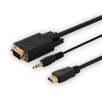 Kabelis HDMI CL-198 HDMI(M)-VGA(M) audio1,8