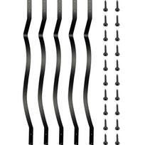 Metaliniai laiptų balustrai 51 vnt. 82 cm