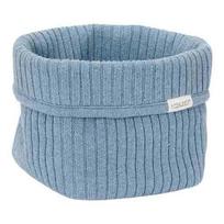 Little Dutch megztas krepšelis, mažas „Pure Denim  Blue“