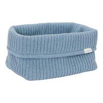Little Dutch megztas krepšelis, didelis „Pure Denim  Blue“