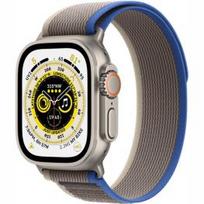 APPLE Watch Ultra GPS + Cellular, 49mm Titanium with Blue/Gray Trail Loop - M/L sportinis laikrodis MQFV3EL/A