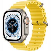 APPLE Watch Ultra GPS + Cellular, 49mm Titanium with Yellow Ocean sportinis laikrodis MNHG3EL/A