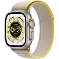 APPLE Watch Ultra GPS + Cellular, 49mm Titanium with Yellow/Beige S/M sportinis laikrodis MNHK3EL/A