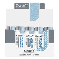 Magnio kalio + B6 šotas, citrinų ir laimų bei vynuogių mišinys - 20 x 80 ml.