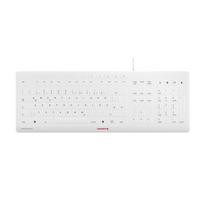 Cherry Contour Design Stream keyboard, Universal USB QWERTZ, German, Grey