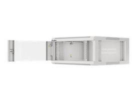 Lanberg | Rack cabinet 19" wall-mounted 4U 600 fast assembly (flat pack) | WFFA-5604-10S | Grey|WFFA-5604-10S