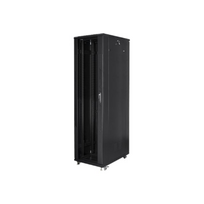 Lanberg | Rack cabinet 19" free-standing 47U/800x1000 (flat pack) | FF01-8047-12B | Black|FF01-8047-12B