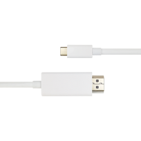 USB-C - HDMI kabelis DELTACO 4K UHD, paauksuotos jungtys,1m, baltas / R00140020|R00140020