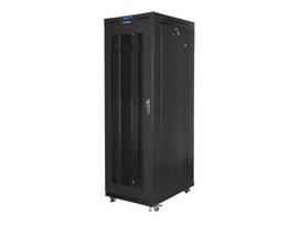 Lanberg | Rack cabinet 19" free-standing 27U/800x1200 (flat pack) with mesh door, LCD | FF01-8227-23BL | Black|FF01-8227-23BL