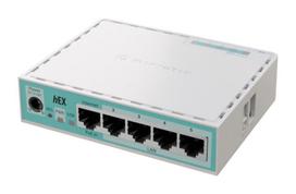 MikroTik | RouterBOARD hEX | E50UG | 10/100/1000Mbit/s | Ethernet LAN (RJ-45) ports 5 | Mesh Support No | MU-MiMO No | No mobile broadband|E50UG