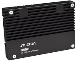 SSD|MICRON|SSD series 9550 MAX|12.8TB|NVMe|NAND flash technology 3D TLC|Write speed 10000MBytes/sec|Read speed 14000MBytes/sec|Form Factor U.2|TBW 70080 TB|MTFDLAL12T8THB-1BK1DABYYR|MTFDLAL12T8THB-1BK1DABYYR