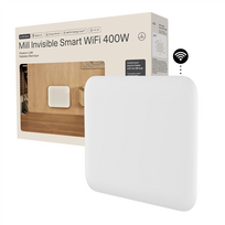 Mill Invisible Smart WiFi Heater | PA400WIFI4 | Panel Heater | 400 W | Suitable for rooms up to 4-6 m² | White | IPX4|PA400WIFI4