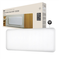 Mill Invisible Smart WiFi Heater | PA1300WIFI4 | Panel Heater | 1300 W | Suitable for rooms up to 15-19 m² | White | IPX4|PA1300WIFI4