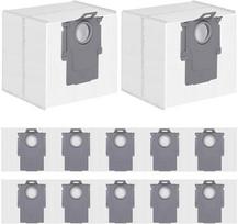 Vacuum Cleaner Accessory|ROBOROCK|Disposable Dust Bag 12-pack|White|For H5|8.04.0032|8.04.0032