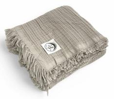 Kūdikių antklodė 100x120 Muslin Be Baby Grey Minkšta