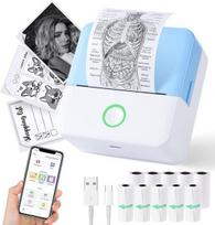 Mini spausdintuvas Print Pods su 10 ritinėlių
