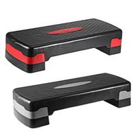 4/6in Adjustable Fitness Aerobic Step Gym Workout Exercise Fitness Aerobic Step Equipment 100KG Non-slip Cardio Yoga Pedal Stepper pilka