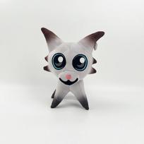25cm Garn47 Automobilio pliušiniai žaislai Animacinis kačiukas kimšti lėlių kačių pliušiniai karštas anime žaislas vaikų gimtadienio dovanos juokingas namų dekoras Hallow gray