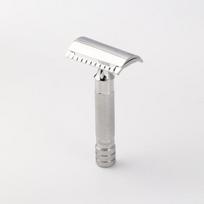 Yaqi Diagonal Slant Stainless Steel Safety Razor Featuring an Angled Blade Ramp for Effortless Hair Removal