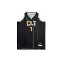 Nike X NBA Jaunimo Charlotte Hornets LaMelo Ball Greitai džiūstanti kvėpuojanti krepšinio apranga Vaikams juoda 3Y2B7BU8P-HOR01 L