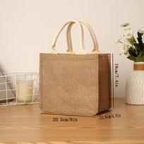 Handbag waterproof lunch box bag for both men and women, jute tote bag in multiple specifications with large capacity
