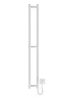 Elektrinis rankšluosčių džiovintuvas Hygge Slim 117x14 cm, HF-SLIM-1170140-WM, baltas matinis