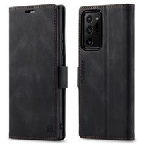 For Samsung Galaxy Note 20 Ultra Case Wallet Magnetic Card Flip Cover For Galaxy Note20 Ultra Case Luxury Leather Phone Cover Galaxy Note20 Ultra juoda