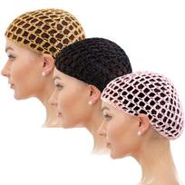 3 VNT./DAUGIS Tinklelio Nėrimo Plaukų Tinkliuko Kepuraitė Miego Kepuraitės Snood Plaukų Tinkliukai Elastingos Juostelės Apvyniojimas Nėrimo Galvos Plaukų Dangalas Perukas One Size