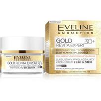 Švelninamasis veido kremas-serumas Eveline Gold Revita Expert 30+ 50 ml
