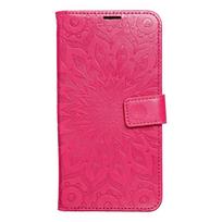 MEZZO Book Case for SAMSUNG A56 5G, magenta mandala design