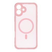 FULL MATTE MAG COVER case compatible with MagSafe for IPHONE 16 Plus light pink
